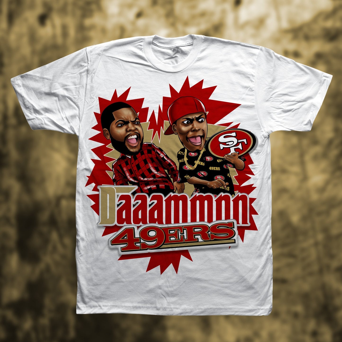 49ers Daaammnn Football Shirt