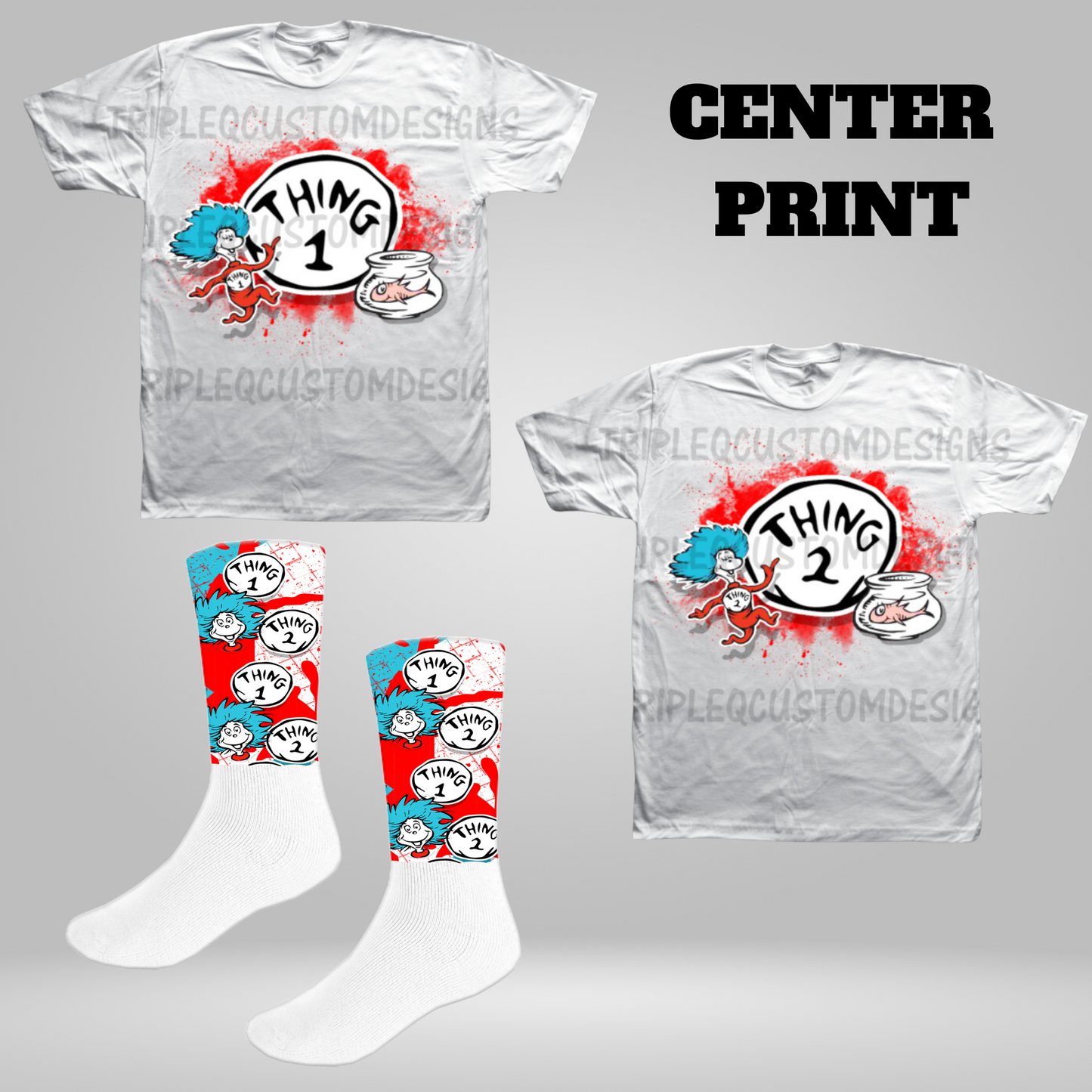 Thing 1 and Thing 2 Shirts