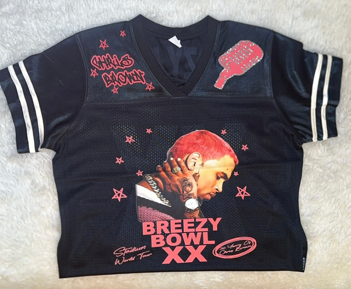 Breezy Bowl Custom Football Jersey