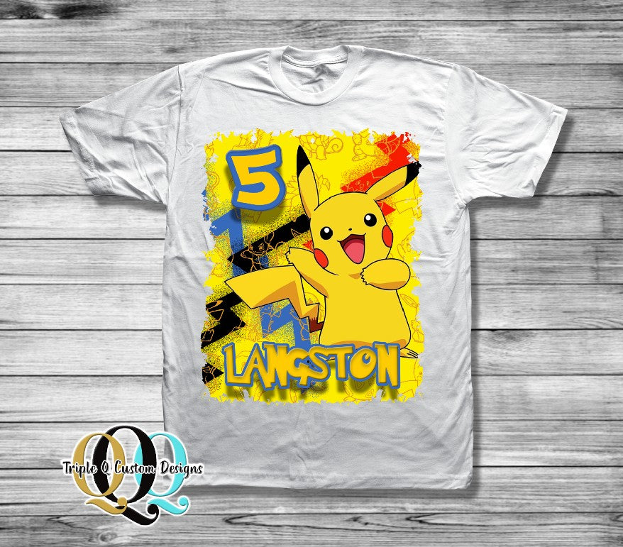 Custom Pokemon Shirt