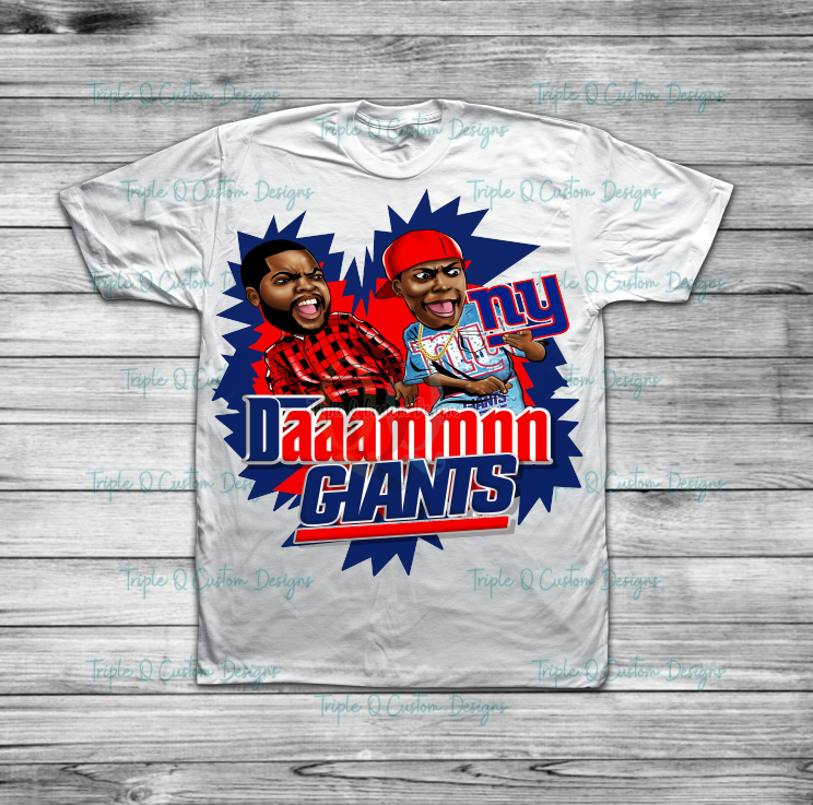 Giants Daaammnn Football Shirt