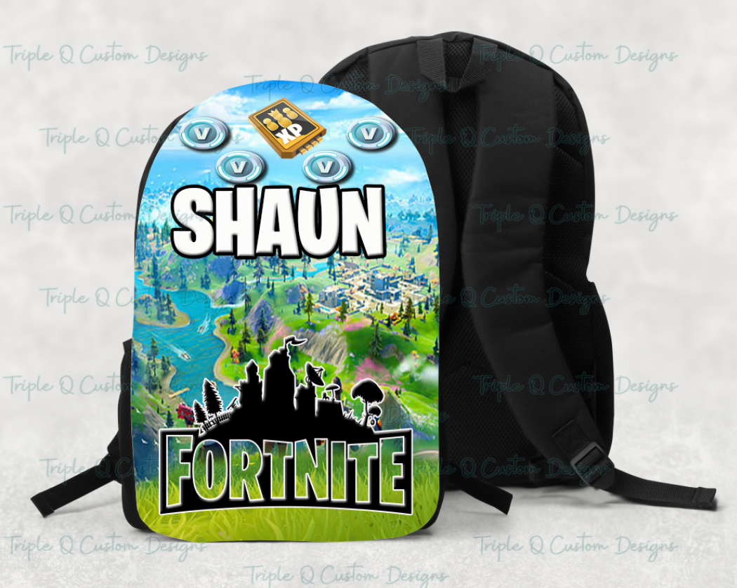 Fortnite Bookbag / Personalized Large Back Pack