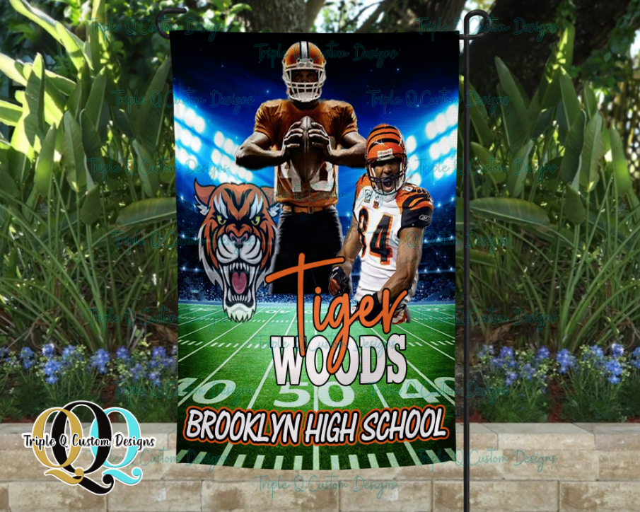 Football Garden Flag