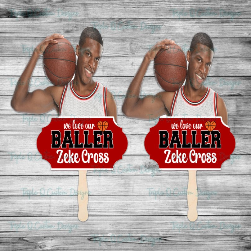 Basketball Single Sided Fans