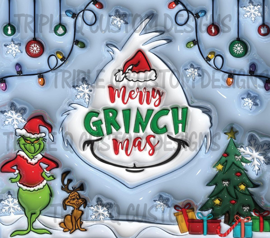 Merry Grinchmas Blue