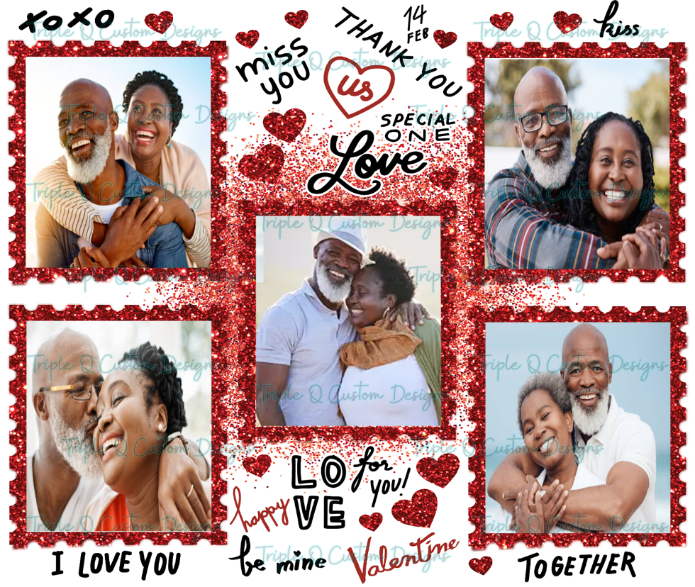Custom Photo Valentine's Day Tumbler