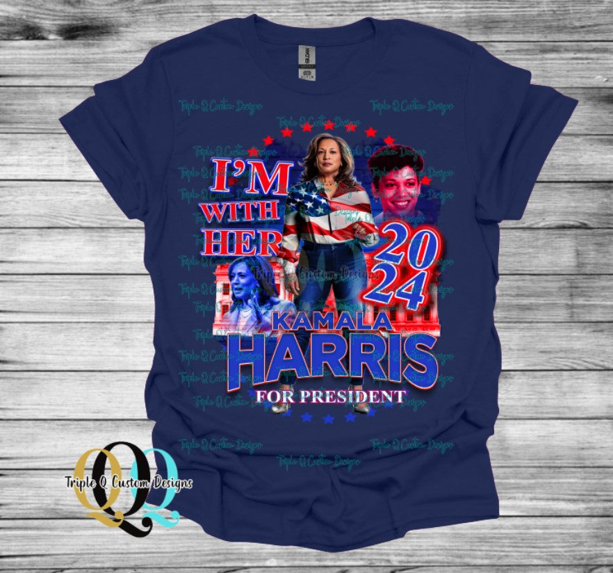Red, White, and Blue AKA Harris For President
