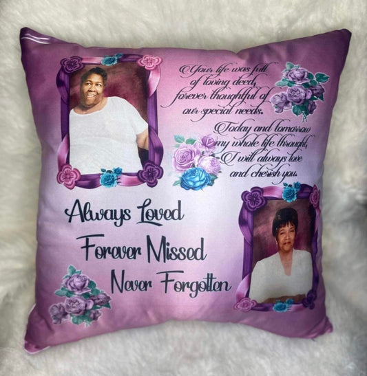 Custom Memorial Pillow