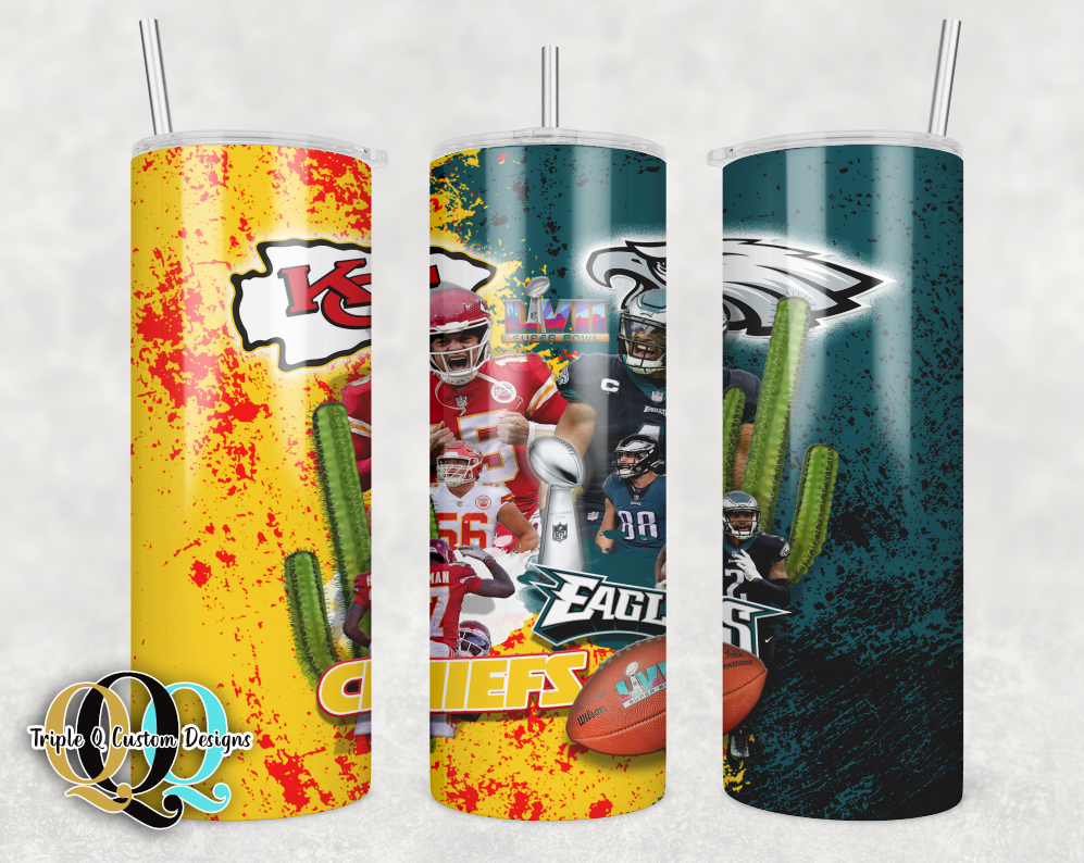 Super Bowl 57 Teams Tumbler