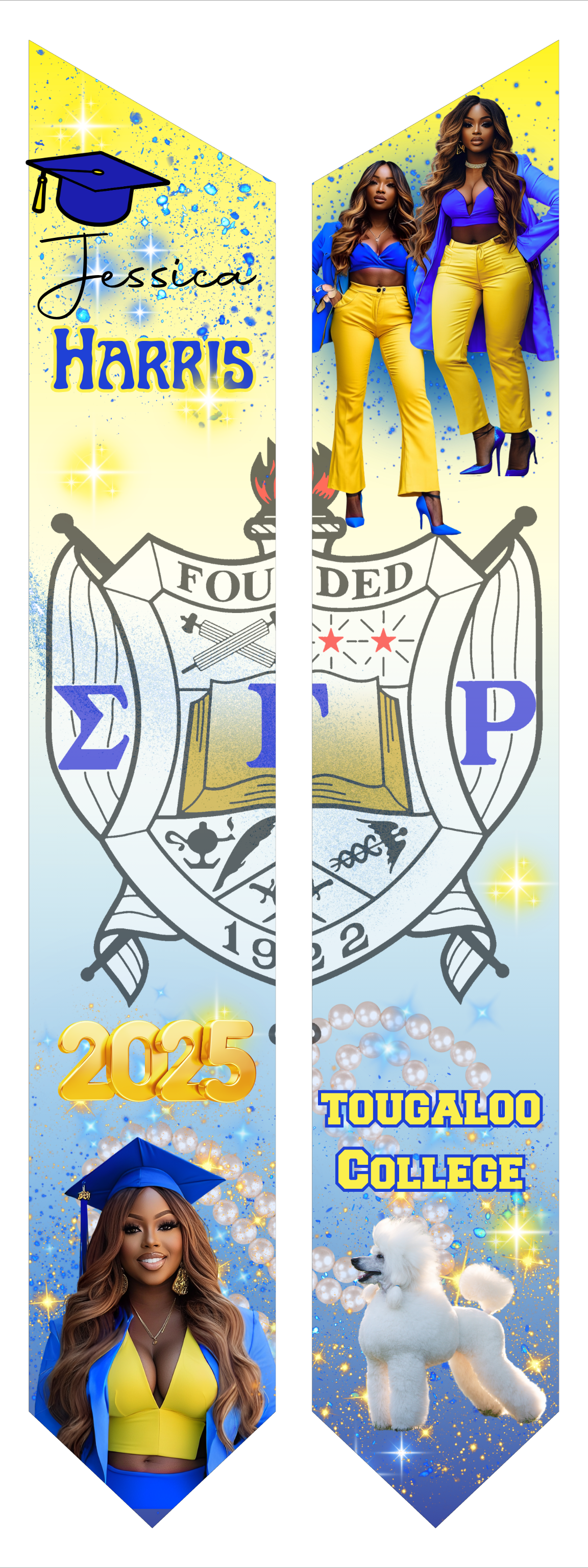 Adult Custom Grad Stole