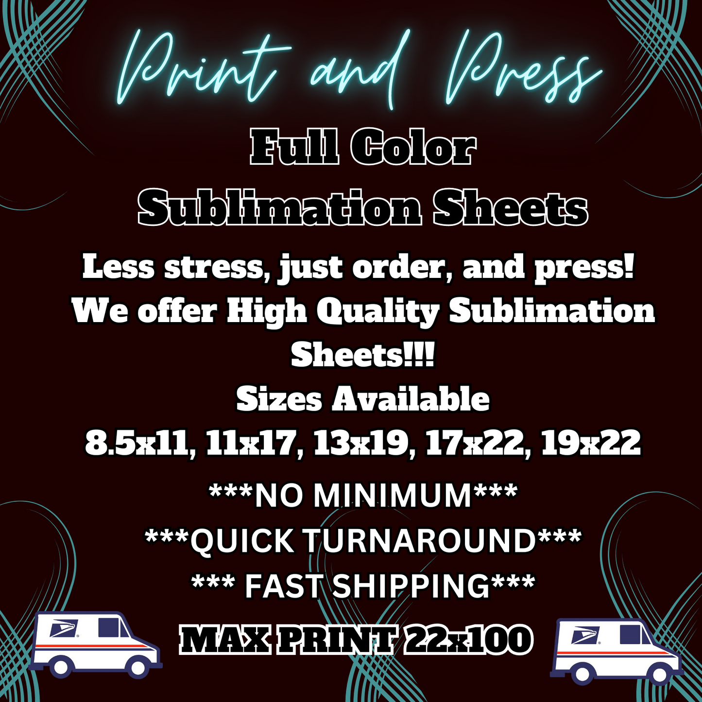 Custom Sublimation Transfers