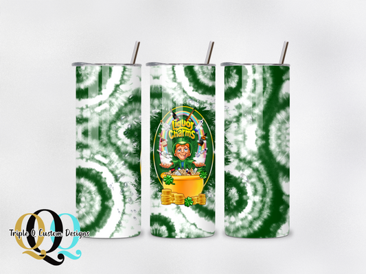 St Patrick's Day Tumbler / Sublimation Print / 20oz Tumbler