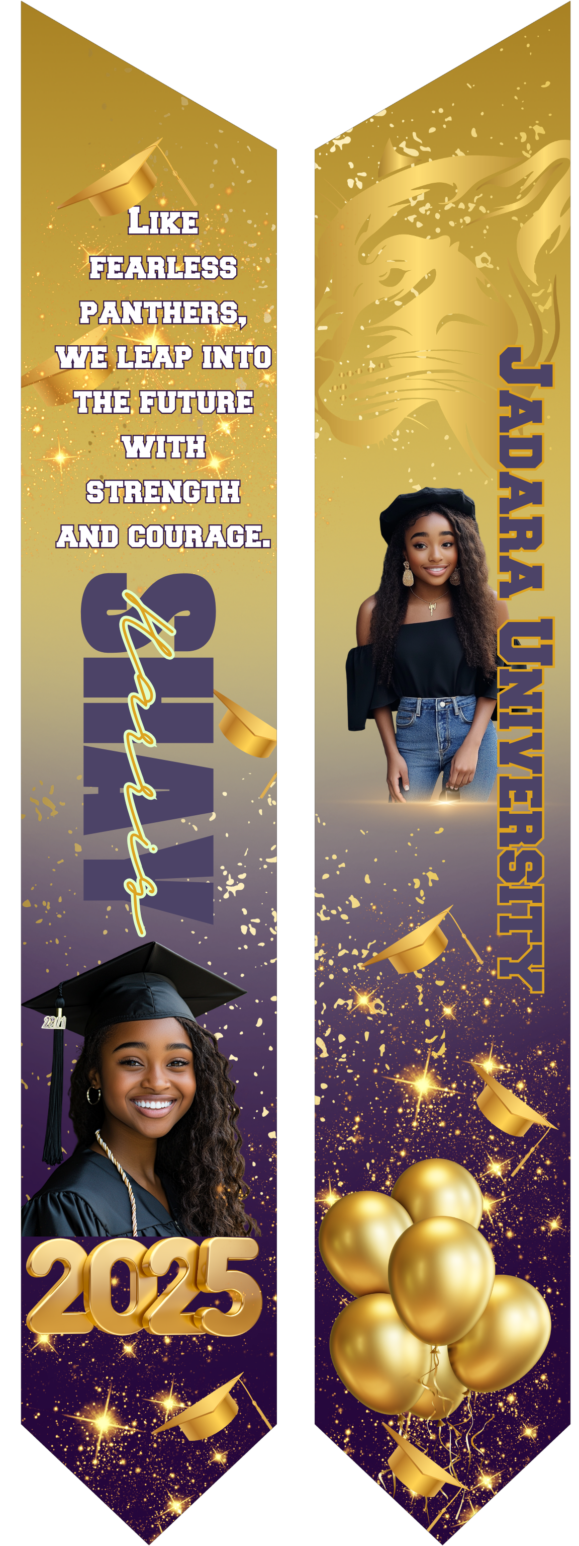 Adult Custom Grad Stole