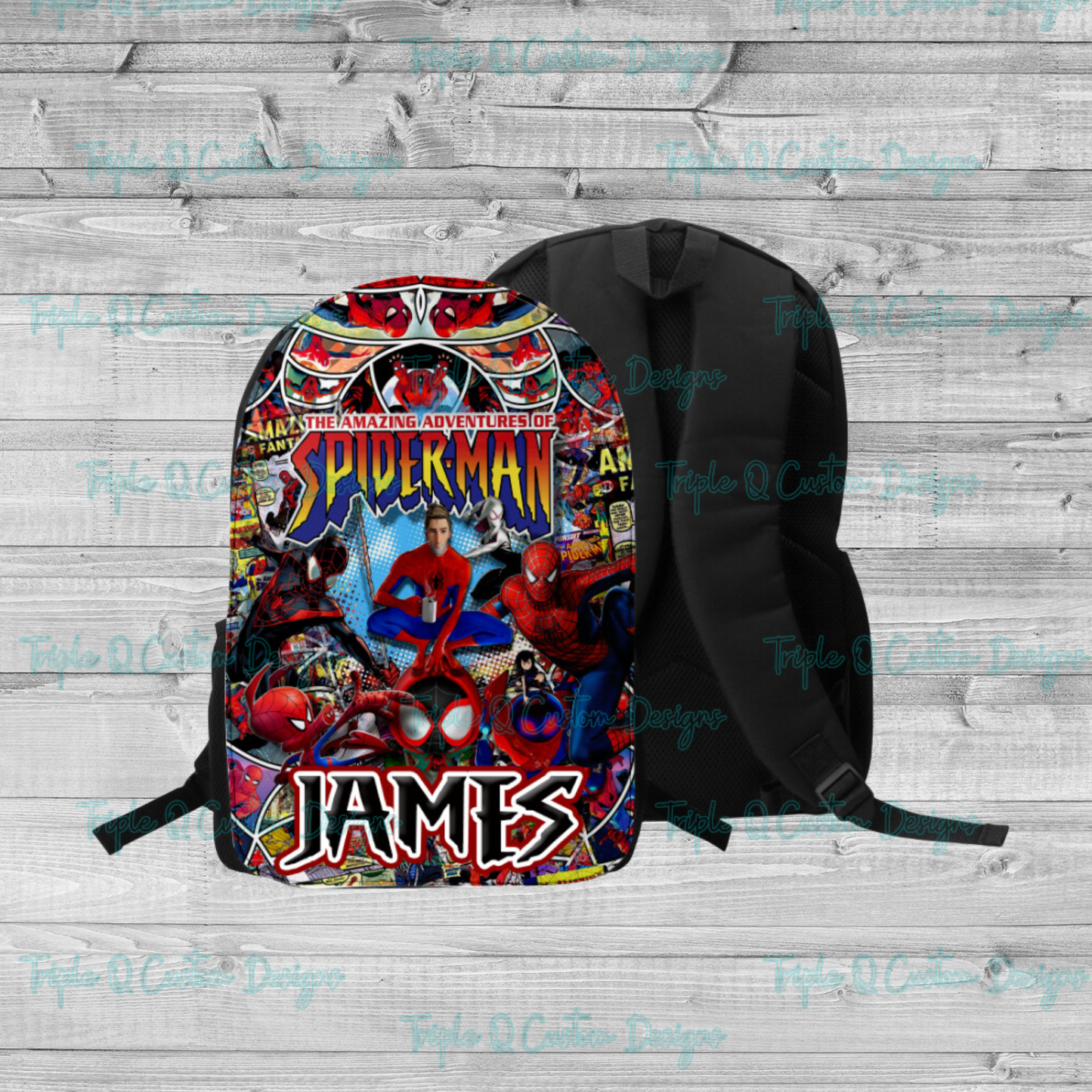 Spider-Man Large Bookbag / Personalized Large Back Pack