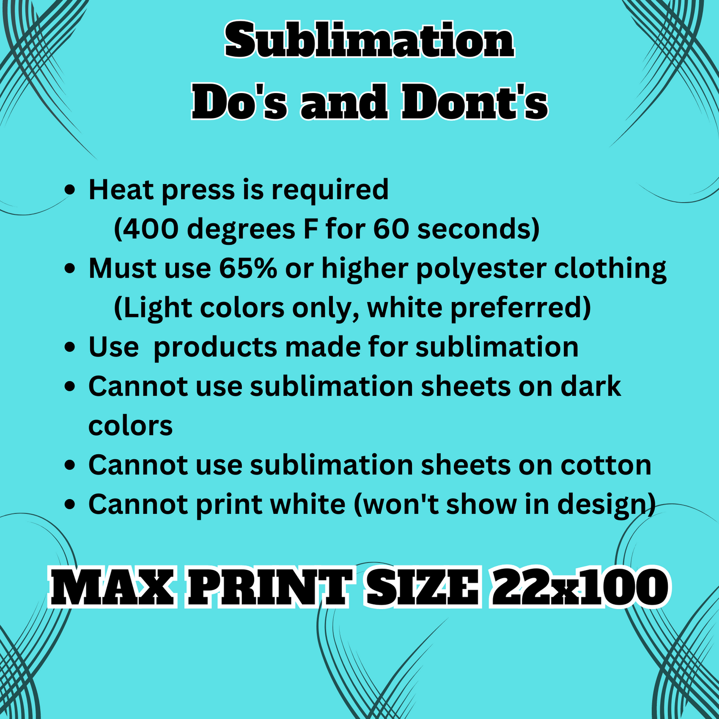 Custom Sublimation Transfers