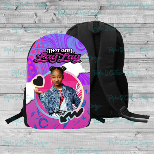 Lay Lay Large Bookbag / Personalized Large Back Pack