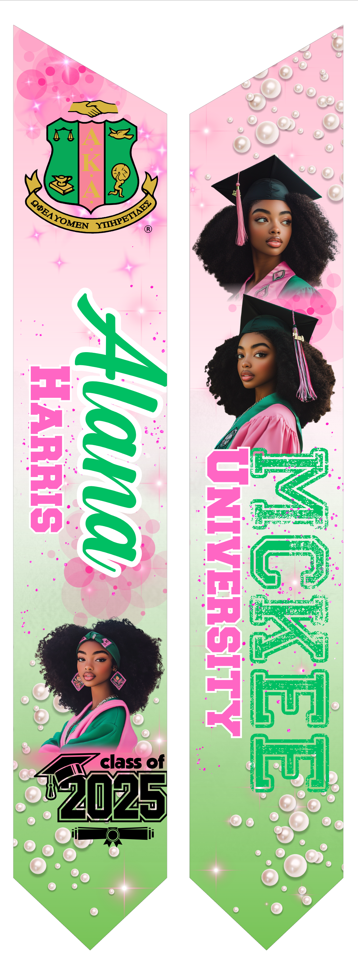 Adult Custom Grad Stole