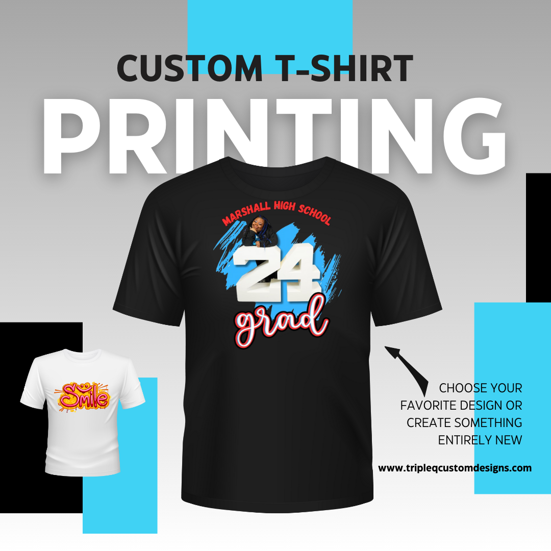 Cust Q Create Your Own Custom T-Shirt – Triple Q Custom Designs