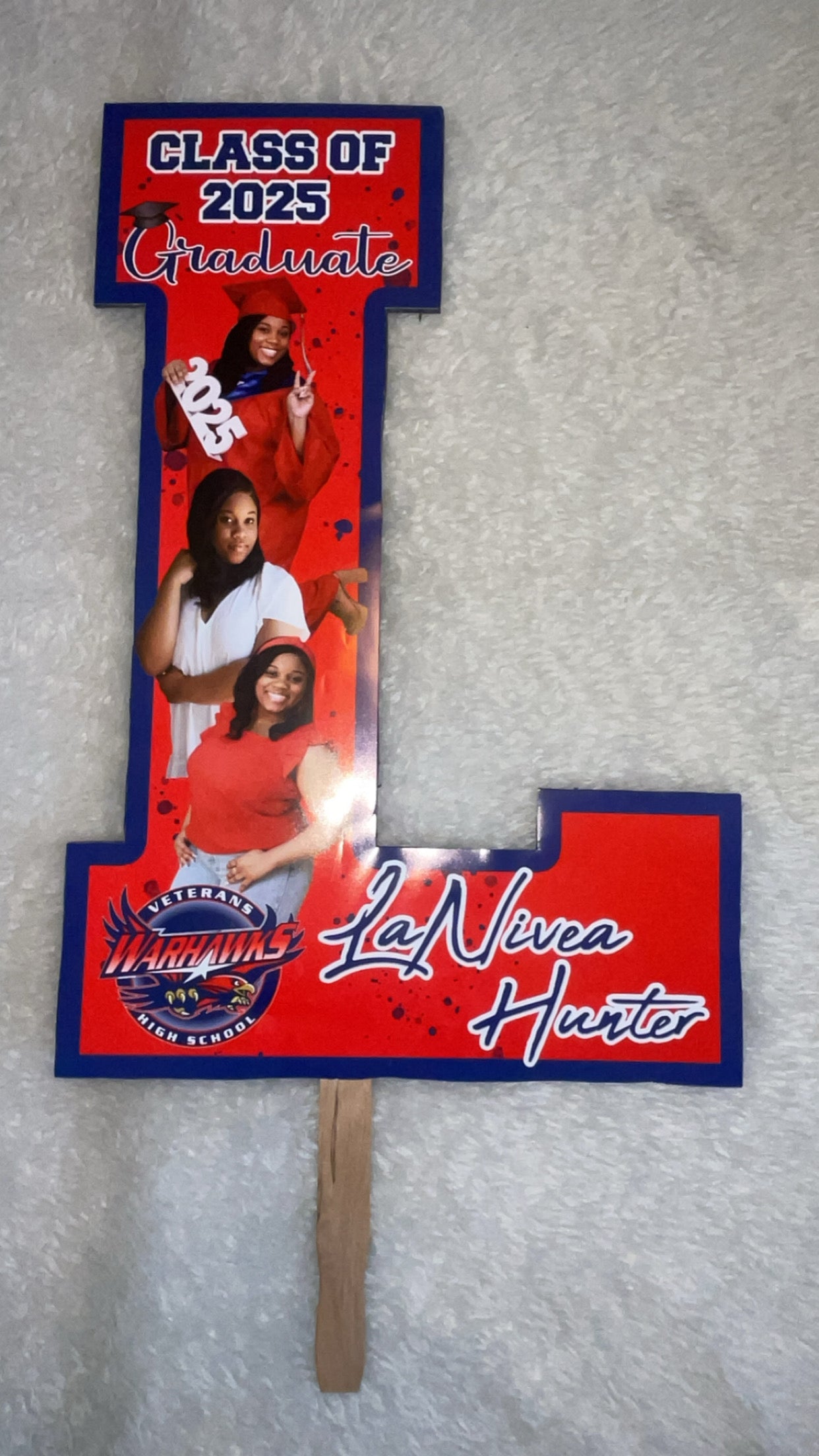 Jumbo Spirit Letter Fan