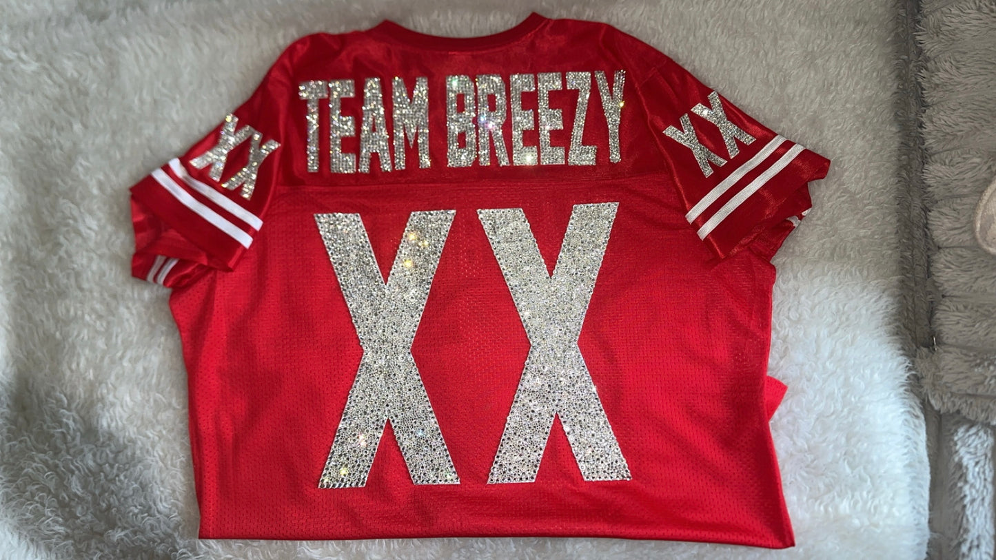Breezy Bowl Custom Football Jersey