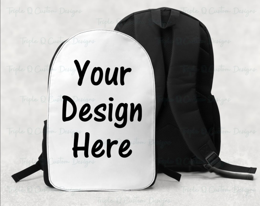 Custom Large Bookbag / Personalized Large Back Pack