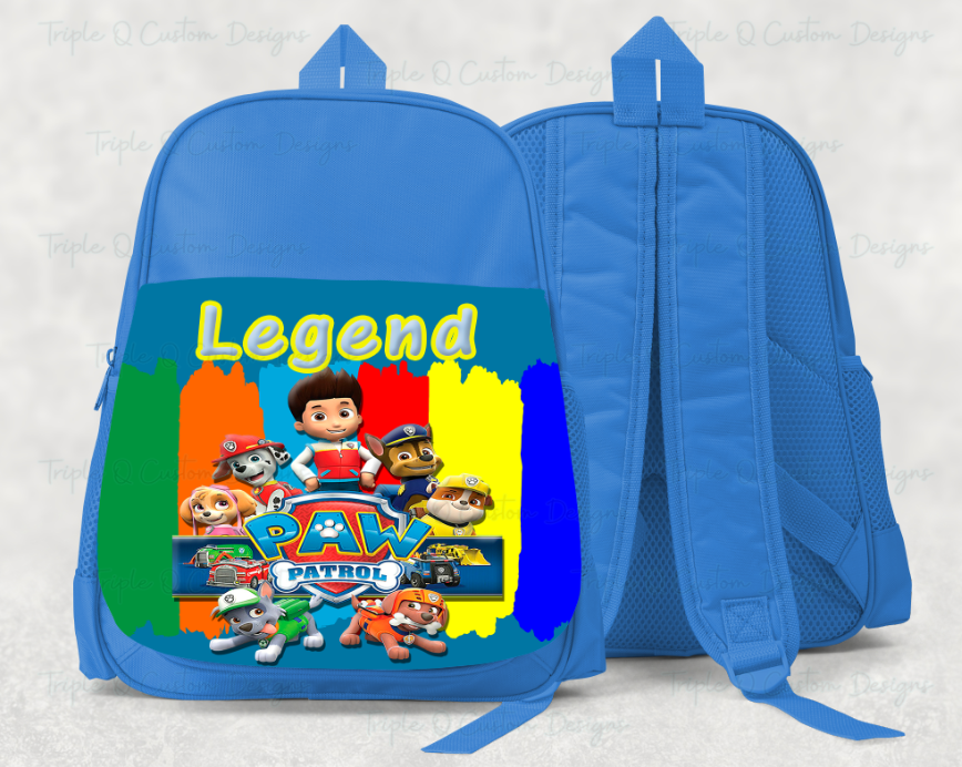 Small paw discount patrol backpack