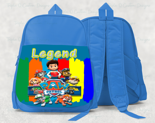 Paw Patrol Small Bookbag / Personalized Small Back Pack