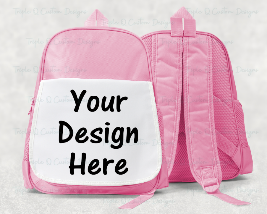 Custom Small Bookbag / Personalized Small Back Pack