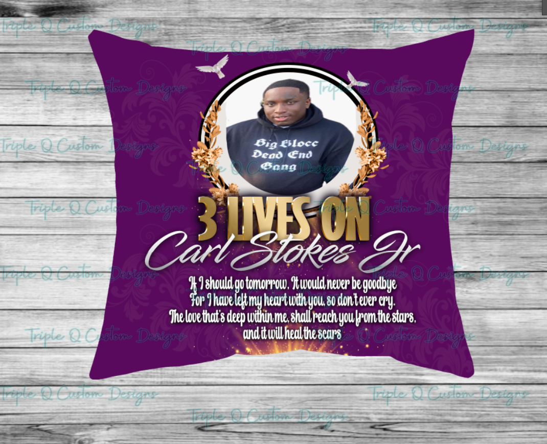 Custom Memorial Pillow