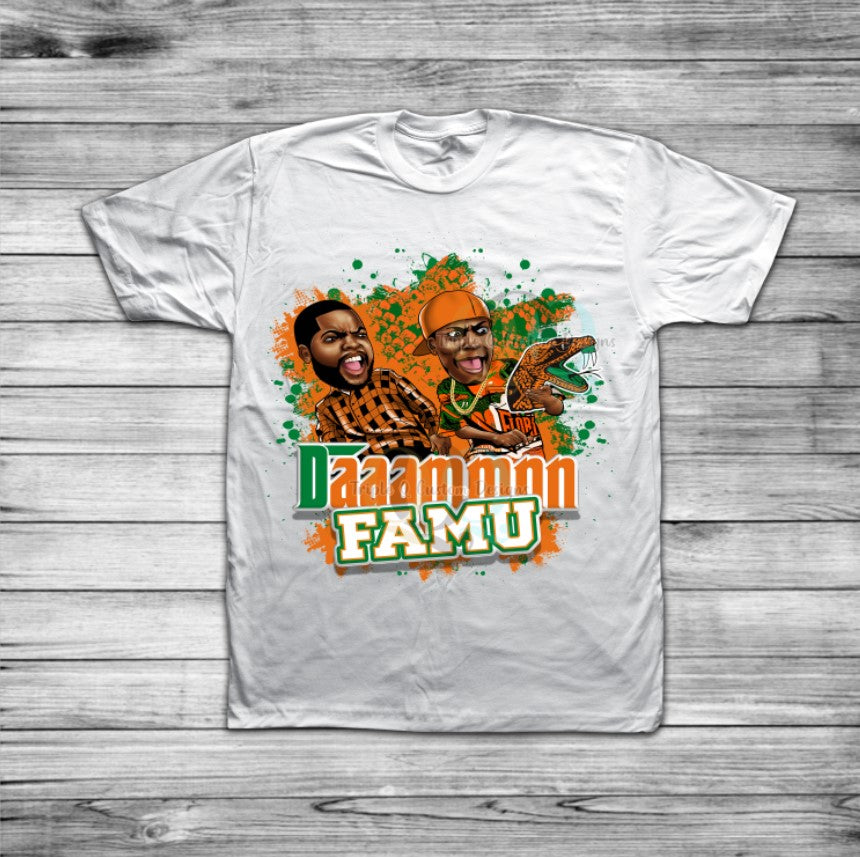 Daaammnn HBCU College/Football Shirt - Florida A&M