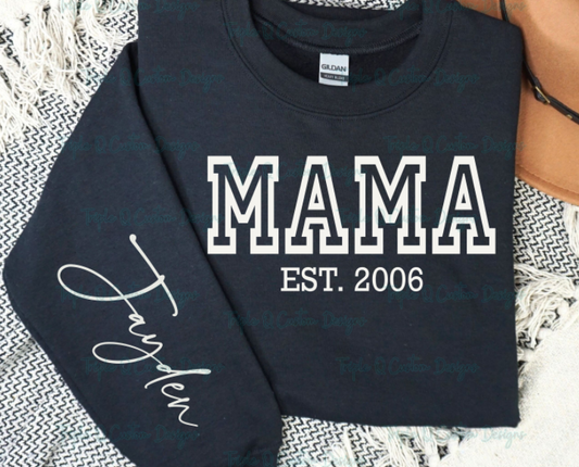 MAMA - Cursive Sleeve