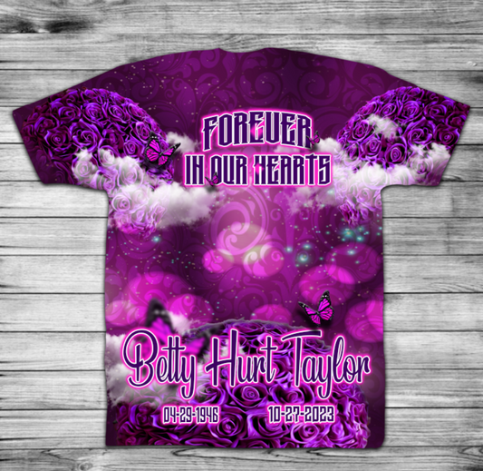 Purple Memorial Shirt