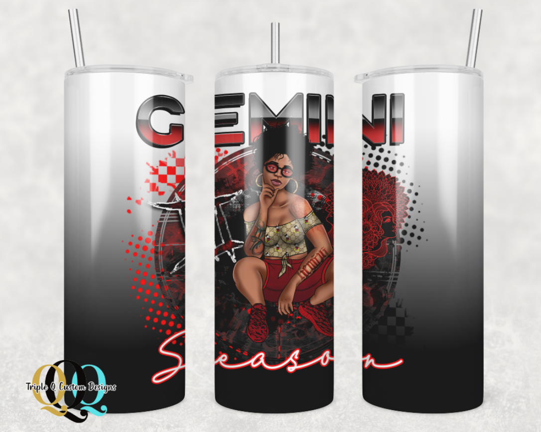 Gemini Season Tumbler