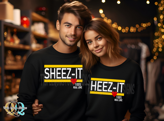 Sheez-It / Heez-It Couple Shirts