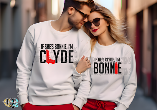 Bonnie & Clyde Couple Shirts