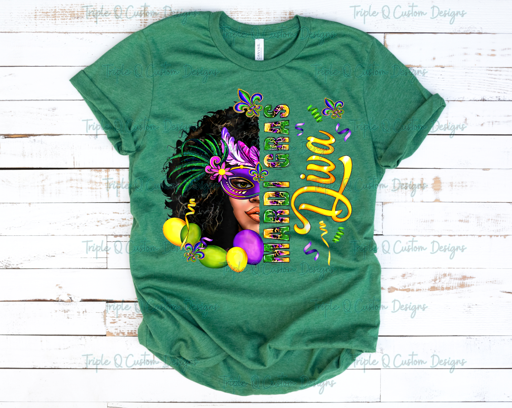 Mardi Gras Diva Shirt