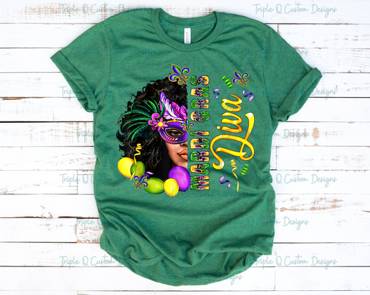 Mardi Gras Diva Shirt