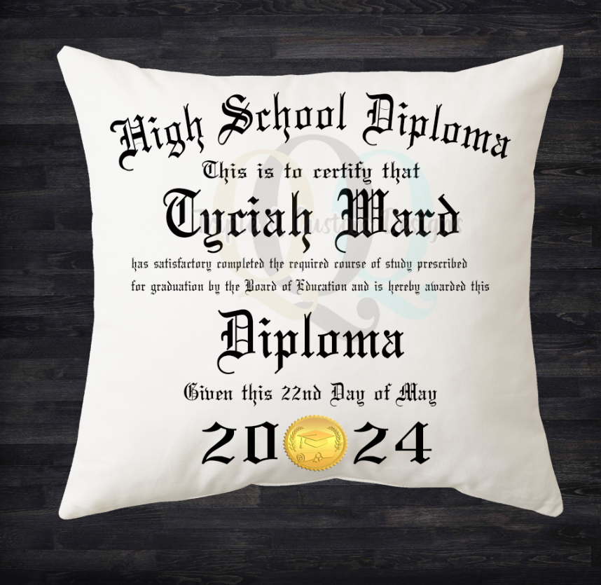 Diploma Pillow