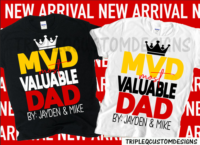 MVD - Most Valuable Dad Shirt