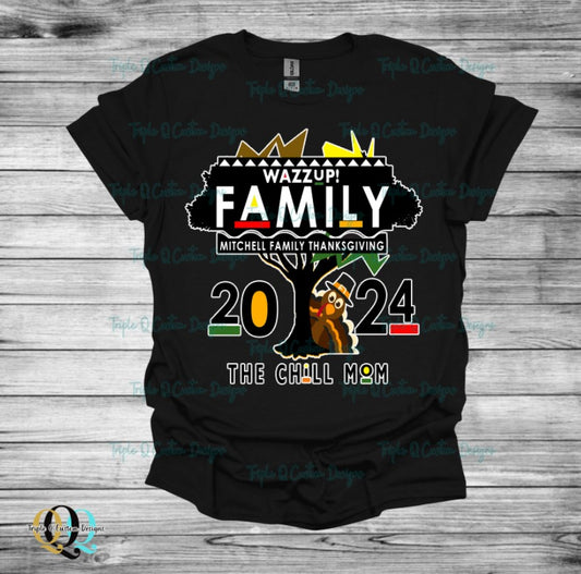 WAZZUP Family - Thanksgiving Shirt