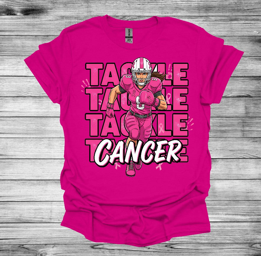 Football Tackle Cancer Shirt