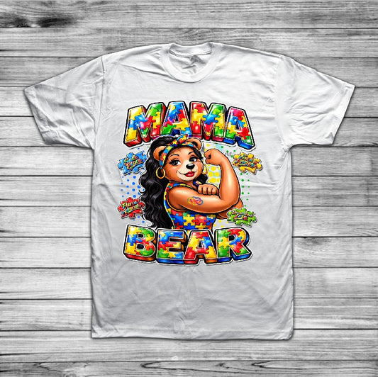 Mama Bear - Autism Awareness Shirt