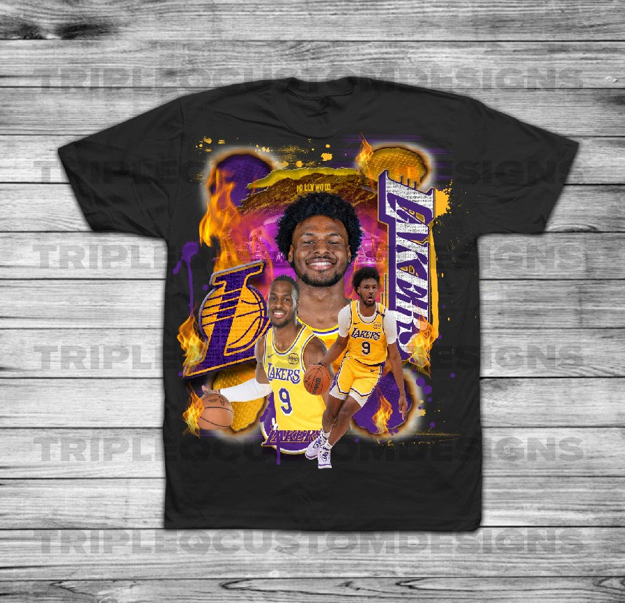 Bronny James, LA Laker Shirt