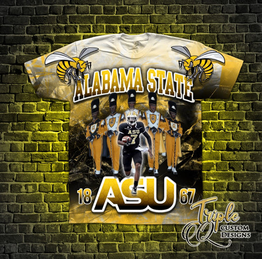 HBCU College/Football Shirt - Alabama State University