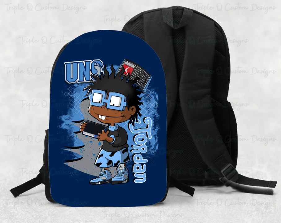 Chucky UNC Bookbag / Personalized Large Back Pack