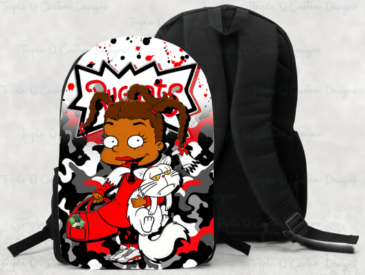 Suzie Rugrats Bookbag / Personalized Large Back Pack