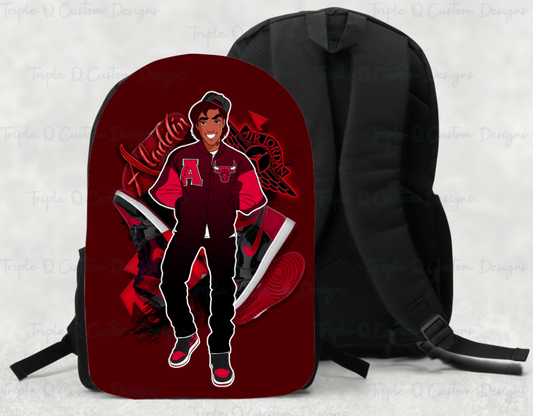 College Aladdin Bookbag / Personalized Large Back Pack