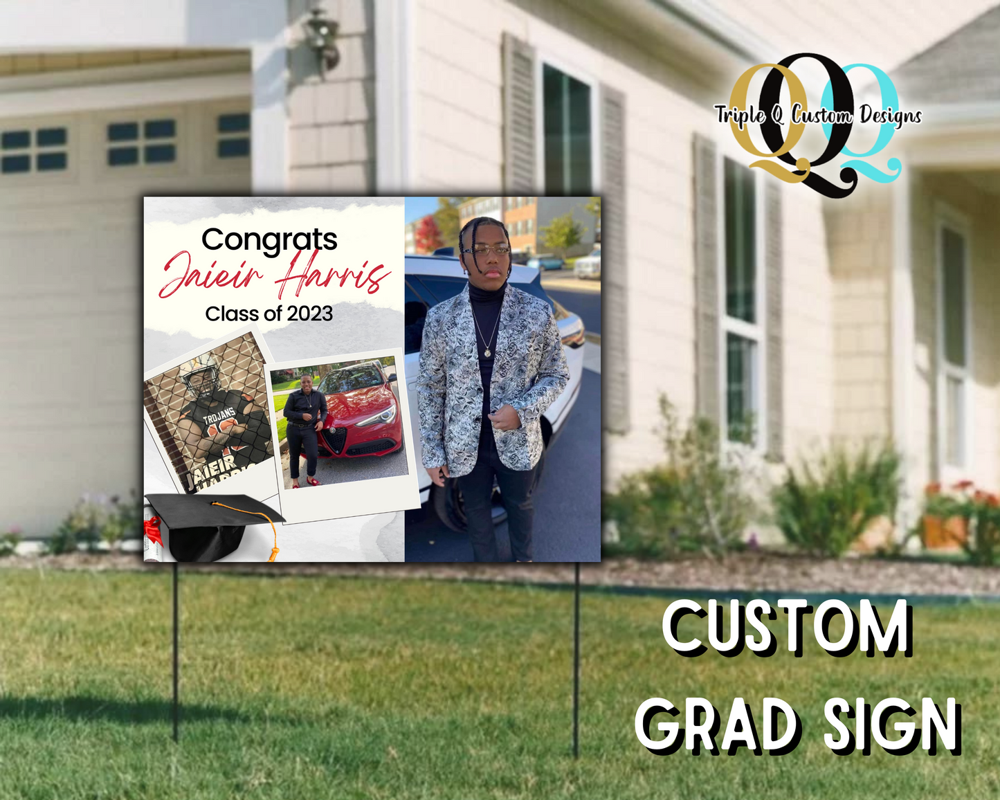 Custom Graduate Yard Sign