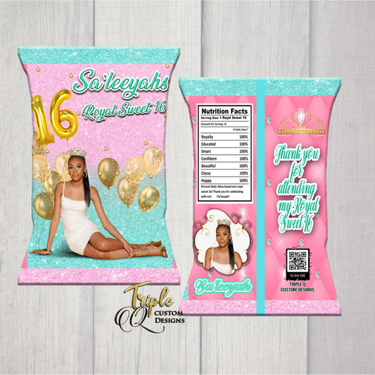 Royal Sweet Custom Chip Bags