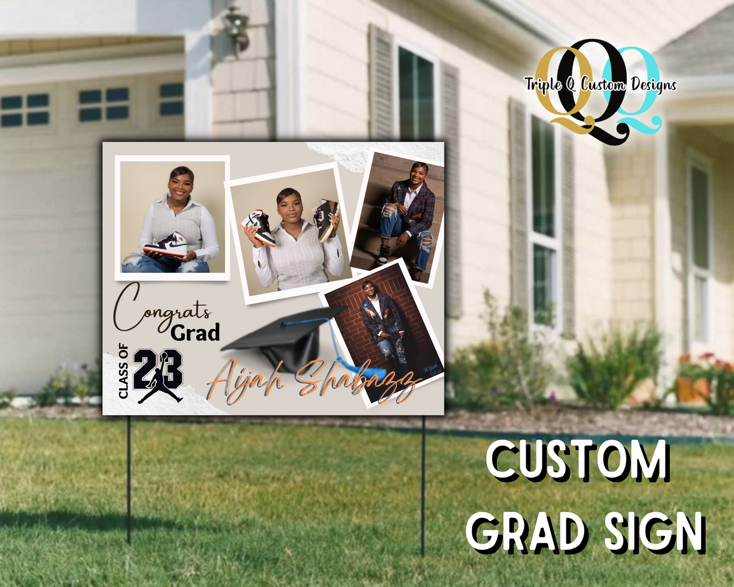 Custom Graduate Yard Sign